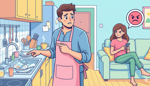 結婚生活1ヶ月目俺、専業主婦の妻に家事をするように頼んだらモラハラ夫扱いされる