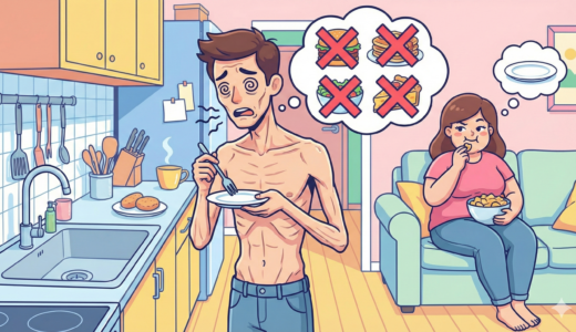 痩せるのは簡単。「食べなければいいだけ」